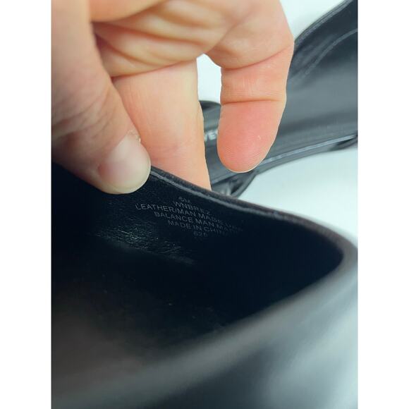 Nine West Brez ankle strap flat in black with metallic grommets Size 5 - Picture 5 of 6